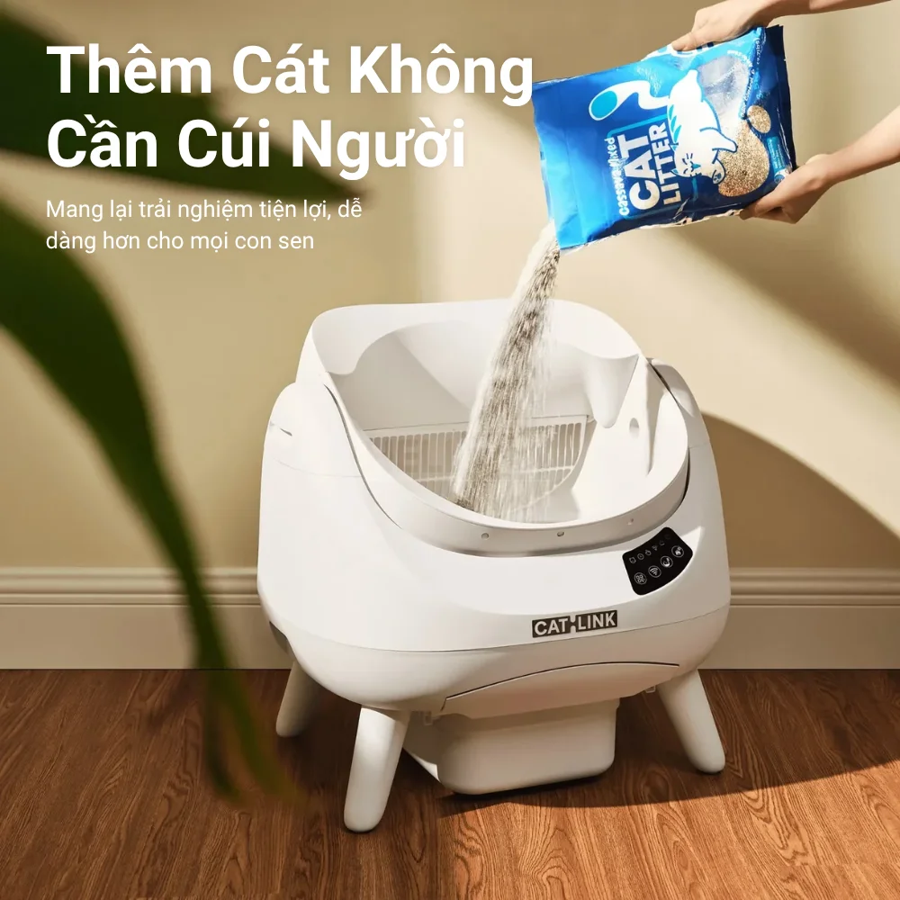 Máy vệ sinh cho mèo Catlink Scooper Open X+