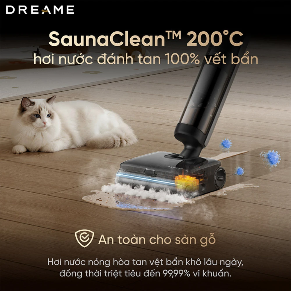 Máy hút bụi khô và ướt Dreame H16 Steam