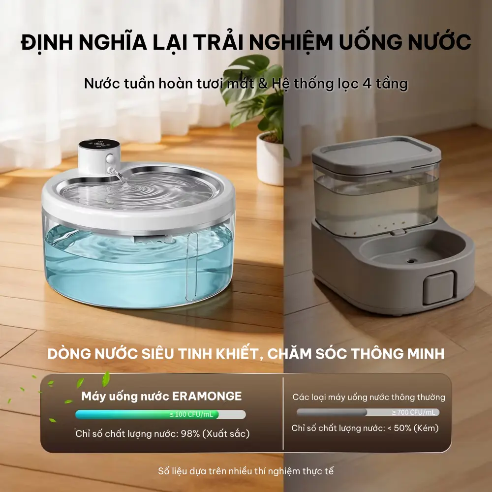 Máy lọc nước cho chó mèo HELIPET Pure 5 (P5)