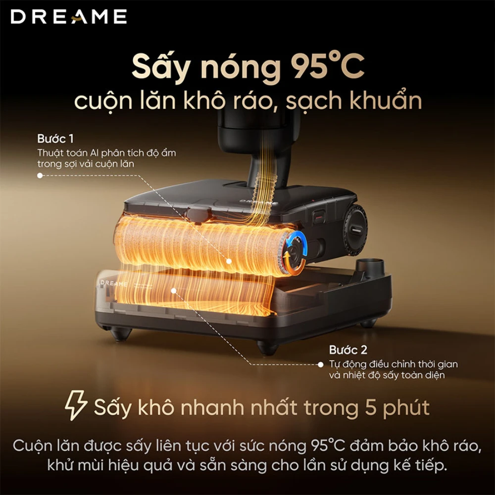 Máy hút bụi khô và ướt Dreame H16 Steam