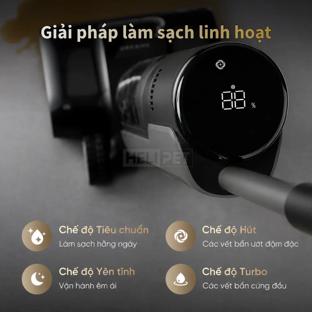 Máy hút bụi lau nhà Dreame H12S FlexReach