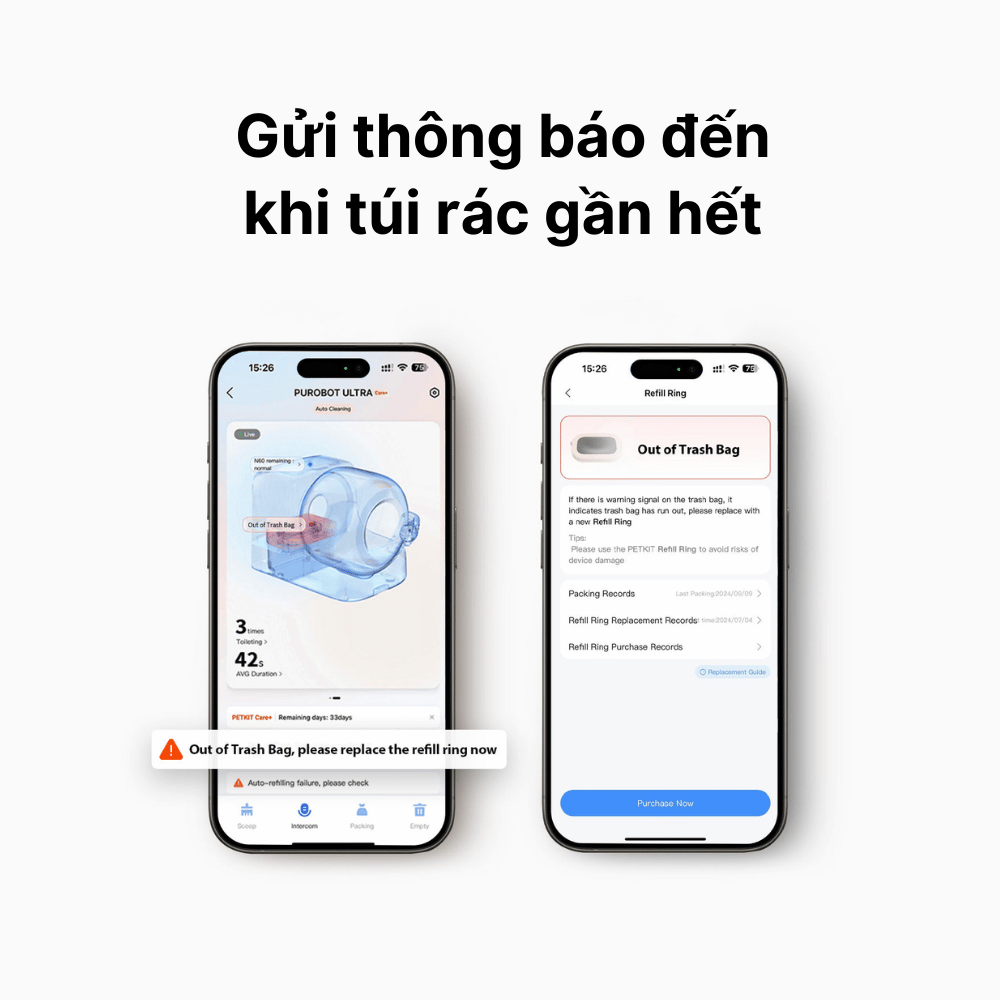 Túi liền mạch Petkit dùng cho Petkit Purobot Ultra