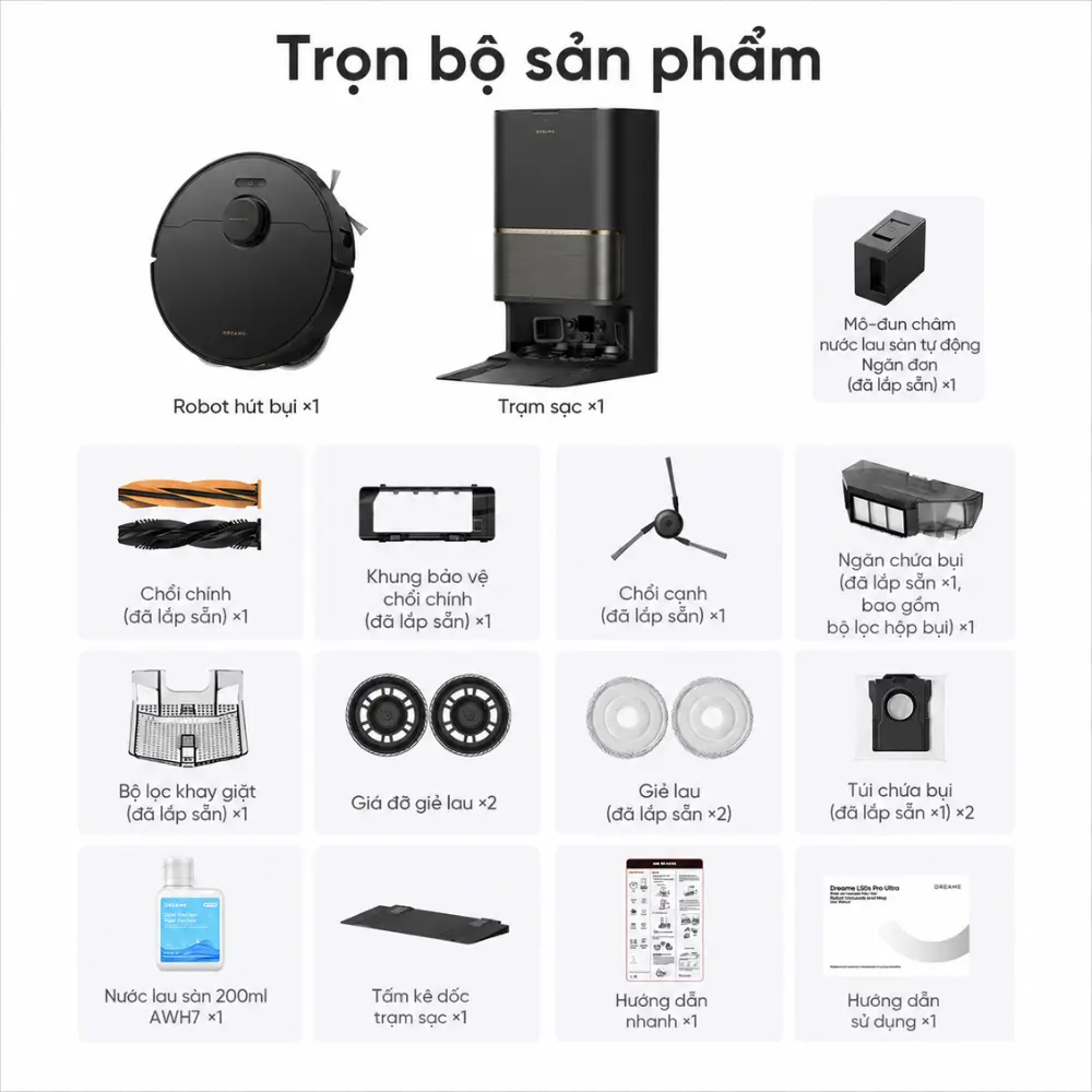 Robot hút bụi lau nhà Dreame L50s Pro Ultra