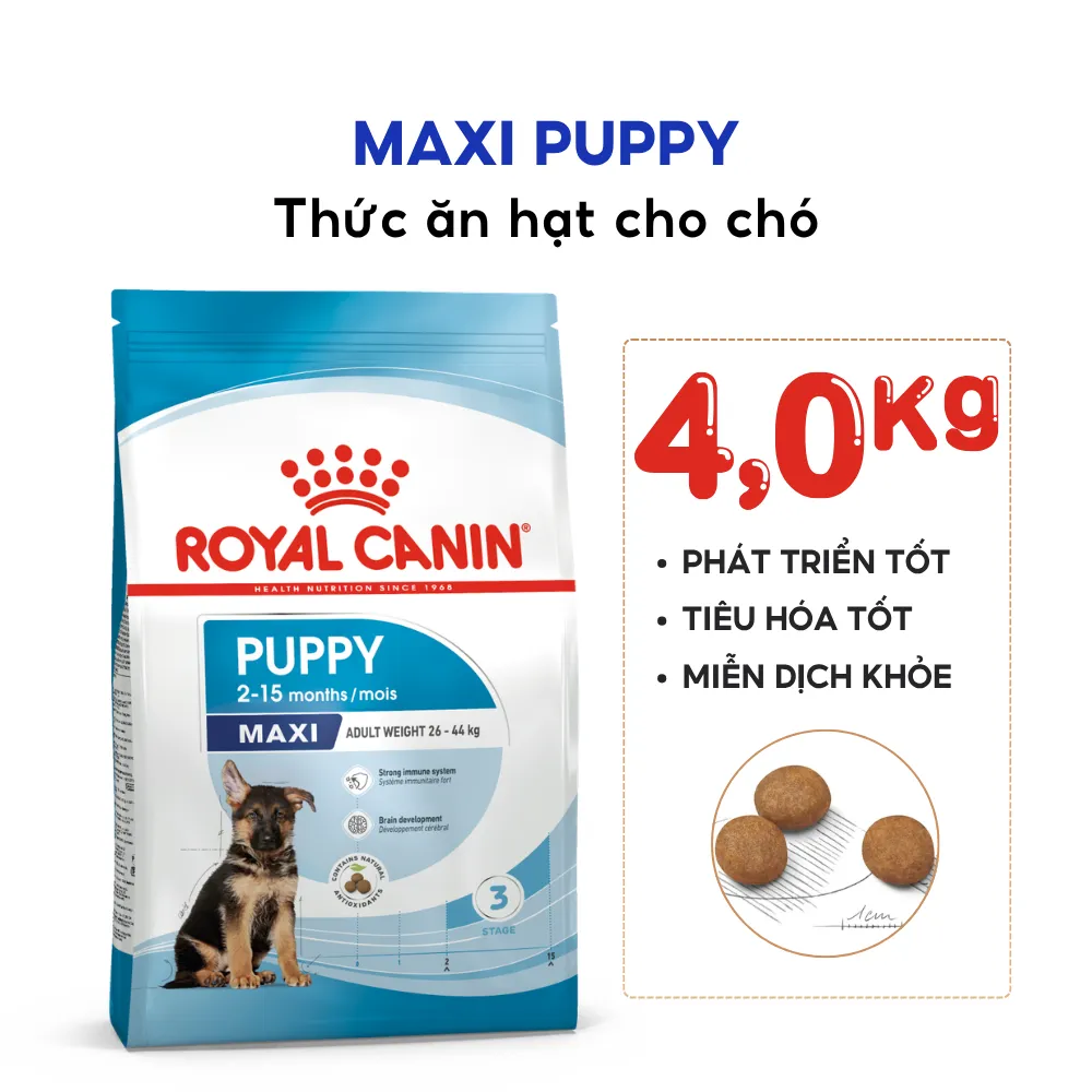Thức Ăn Hạt Cho Chó Maxi Puppy