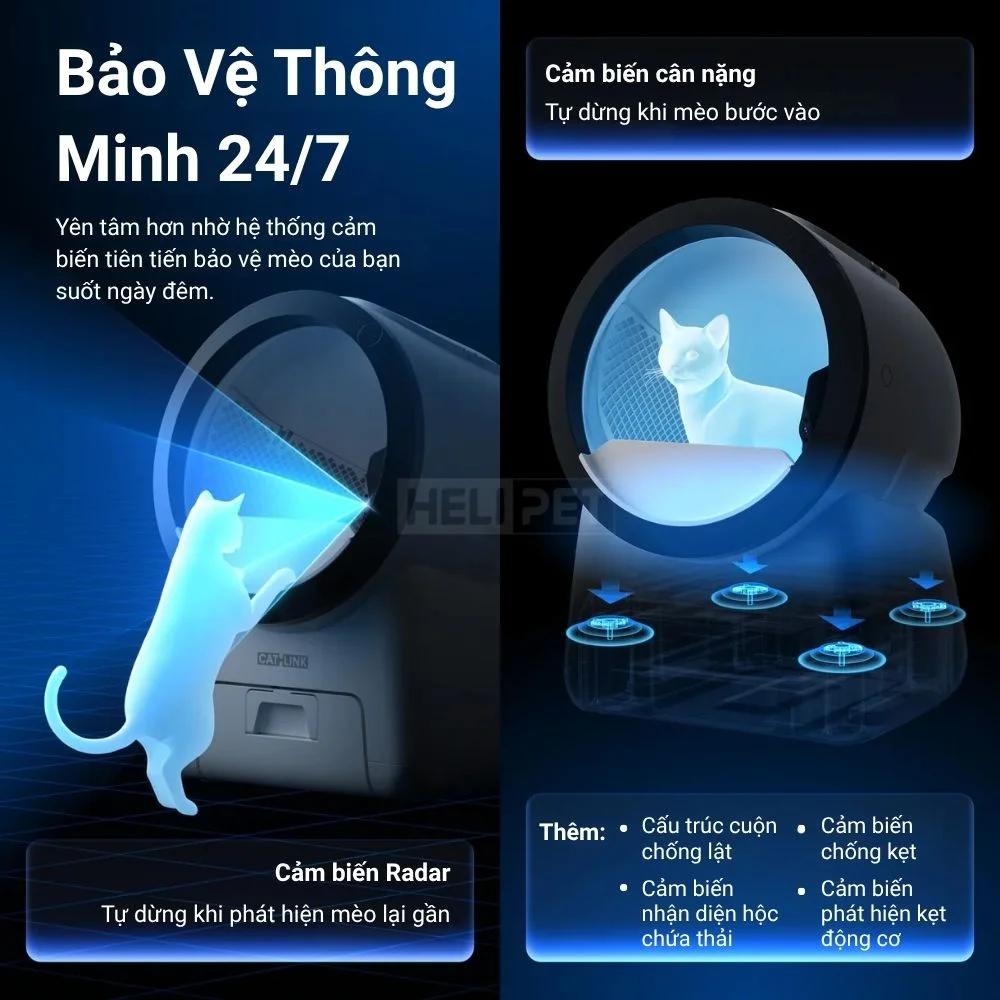 Máy vệ sinh cho mèo Catlink Scoop Robot Pro