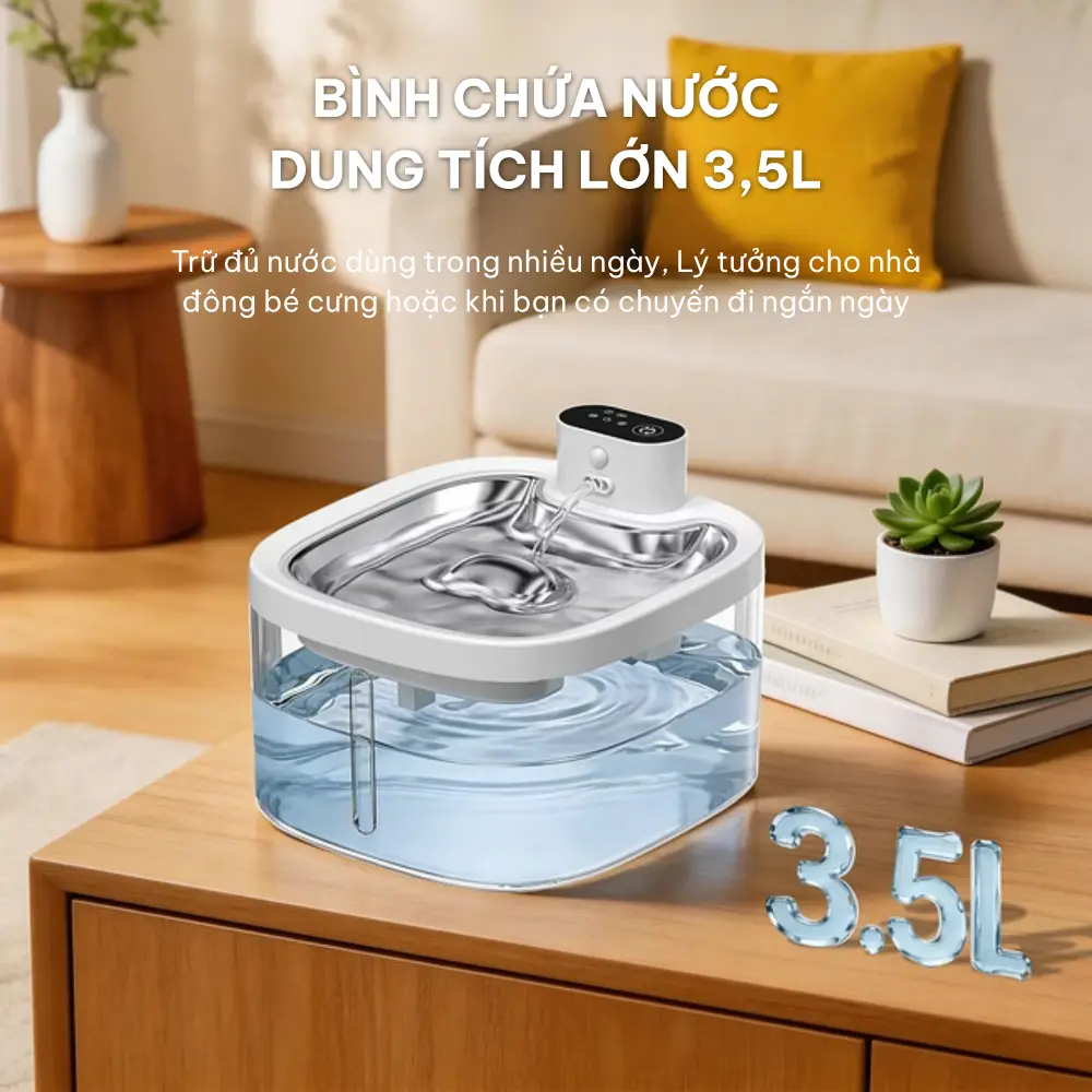 Máy lọc nước cho chó mèo HELIPET Pure 7 (P7)