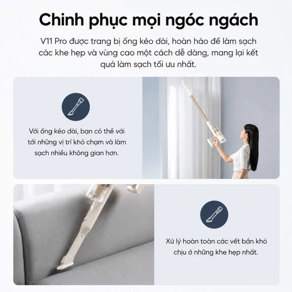 Máy hút bụi không dây thông minh Dreame V11 Pro