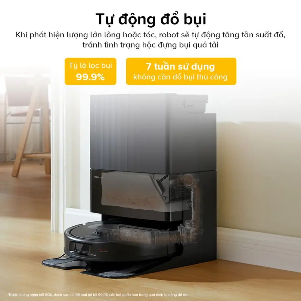 Robot hút bụi lau nhà Roborock QR 798
