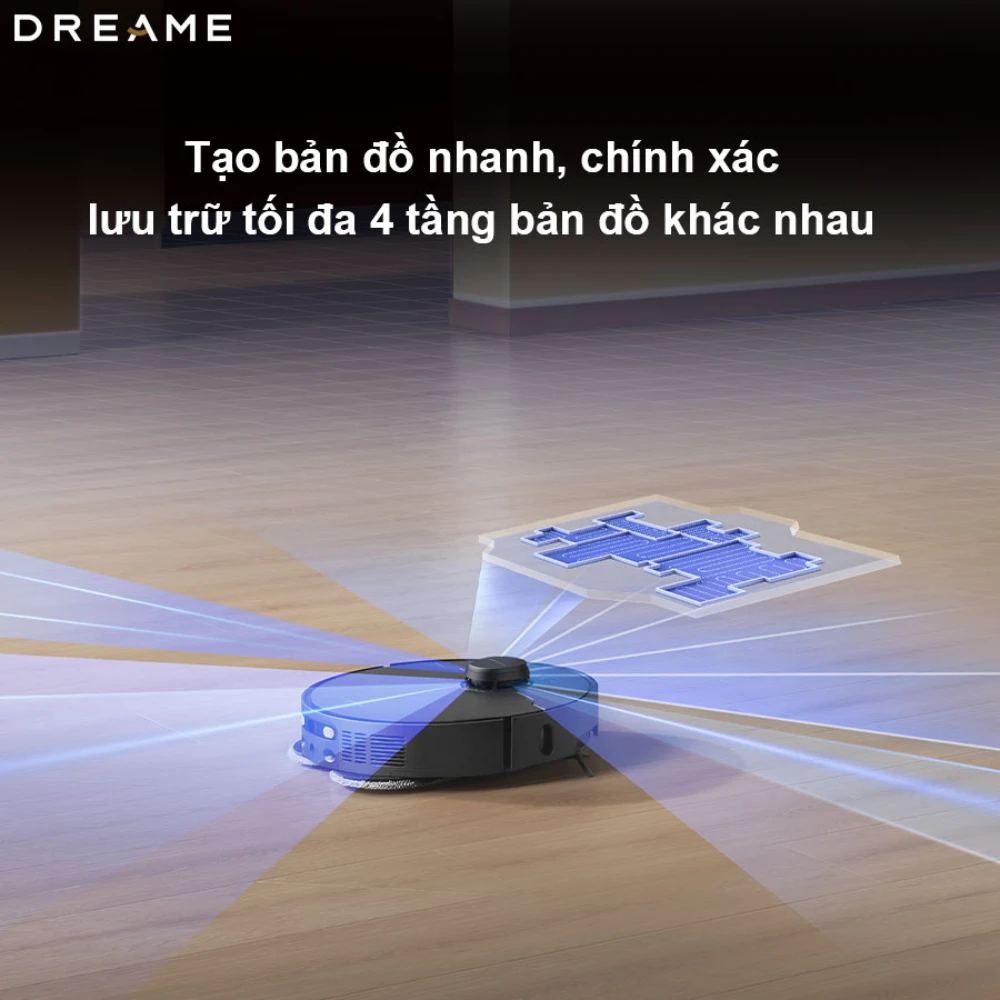 Robot hút bụi lau nhà thông minh Dreame X40 Master