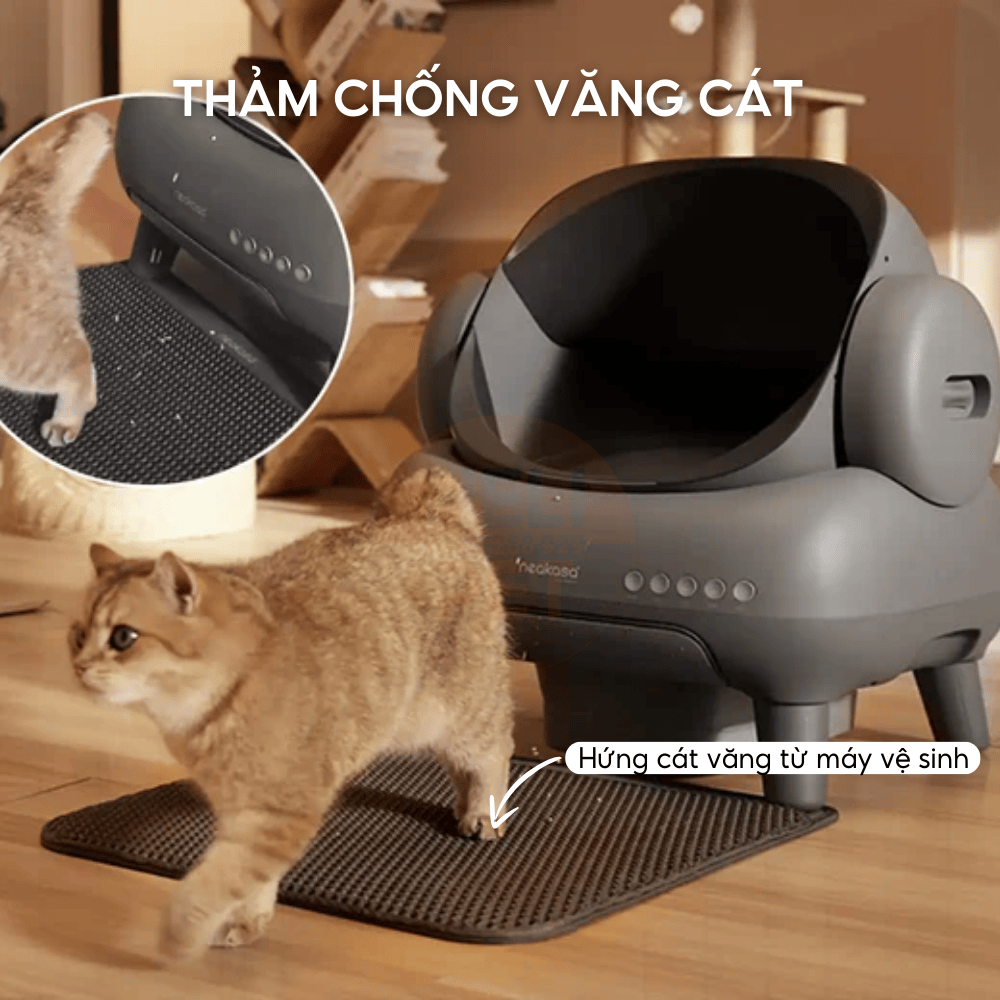 Thảm hứng cát máy dọn vệ sinh mèo Neakasa M1