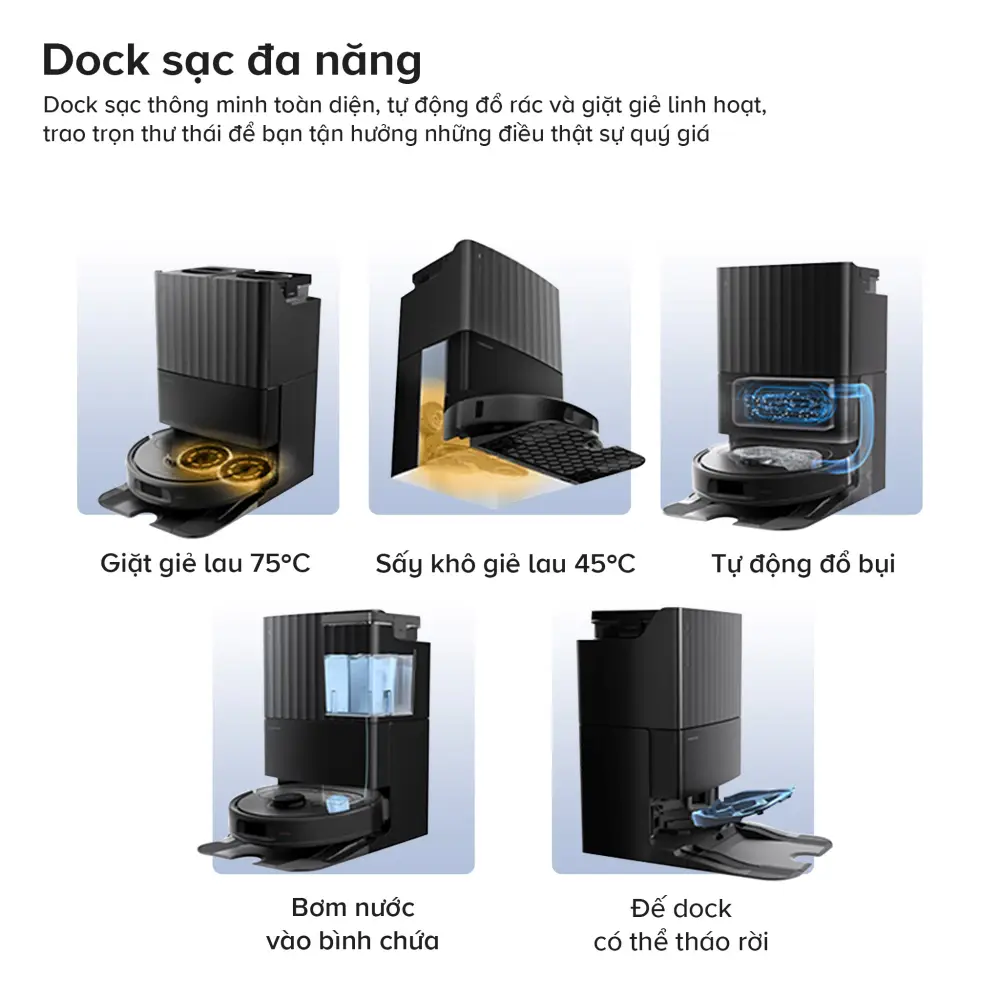 Robot hút bụi lau nhà Roborock Qrevo S Pro