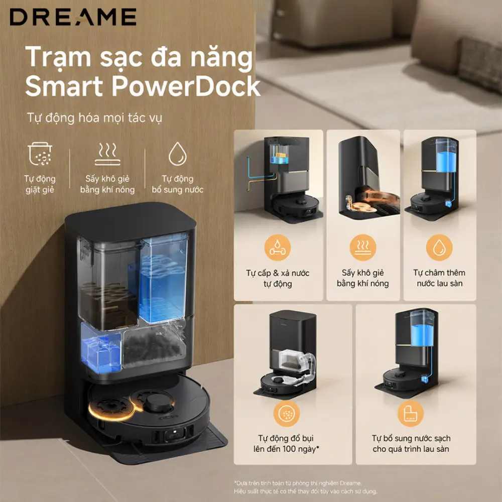 Robot hút bụi lau nhà Dreame L50s Pro Ultra