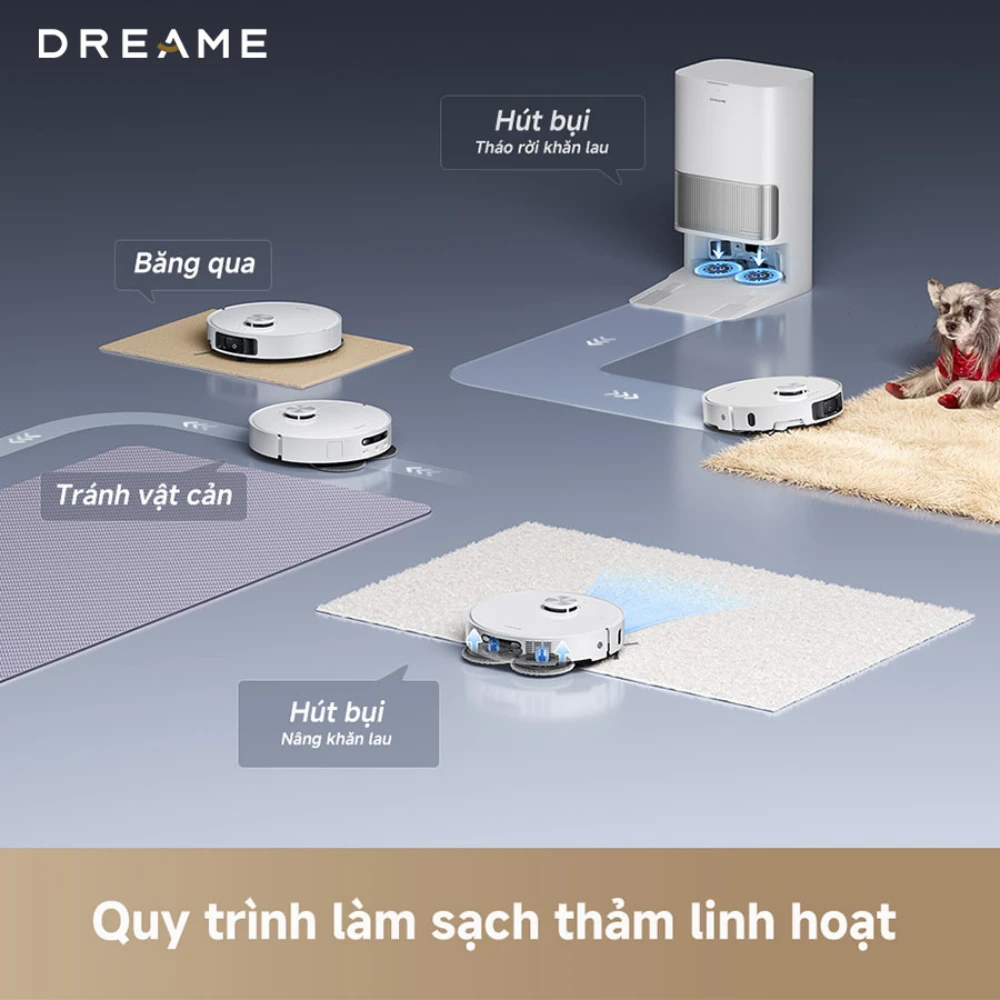 Robot hút bụi lau nhà thông minh Dreame L40s Ultra