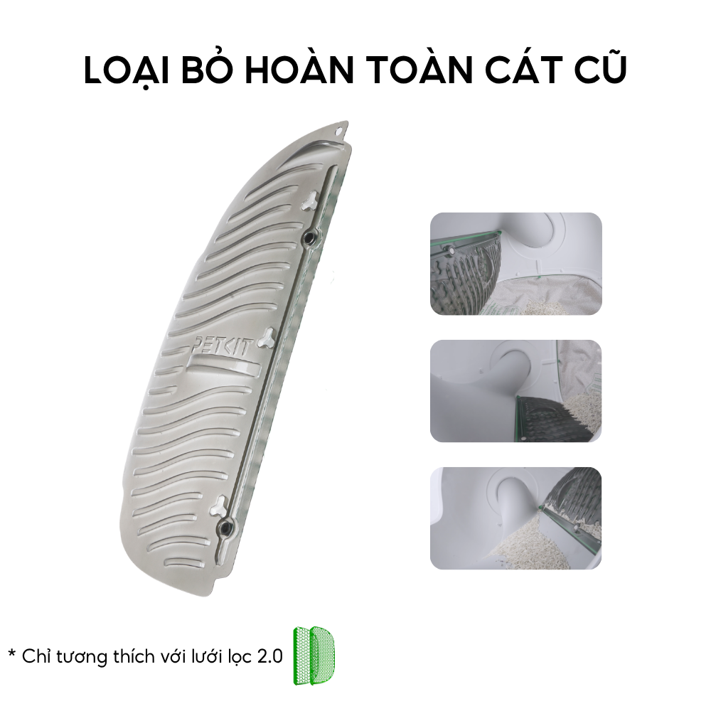 Tấm chắn xả cát cũ Petkit 2.0
