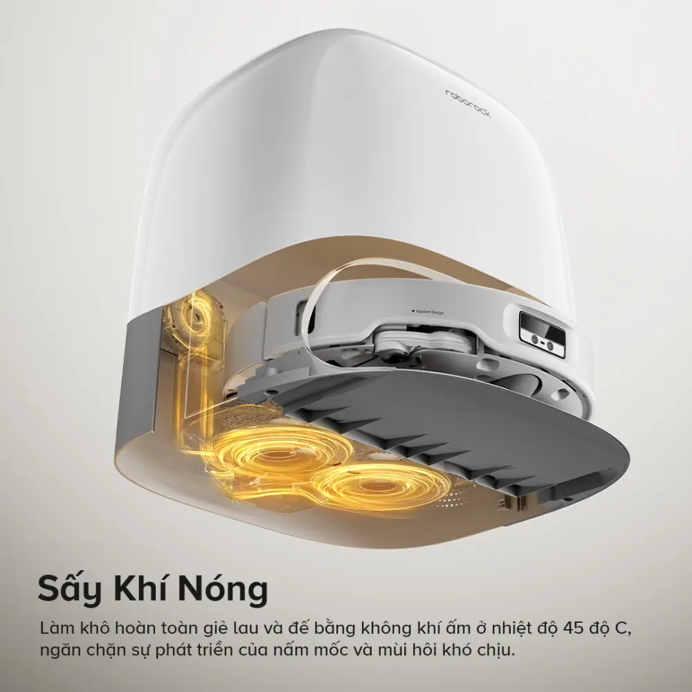 Robot hút bụi lau nhà Roborock Q Revo Curv