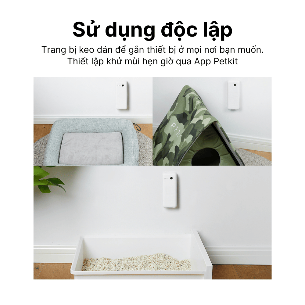 Máy Khử Mùi Phun Tinh Dầu PETKIT Pura Air Smart Spray