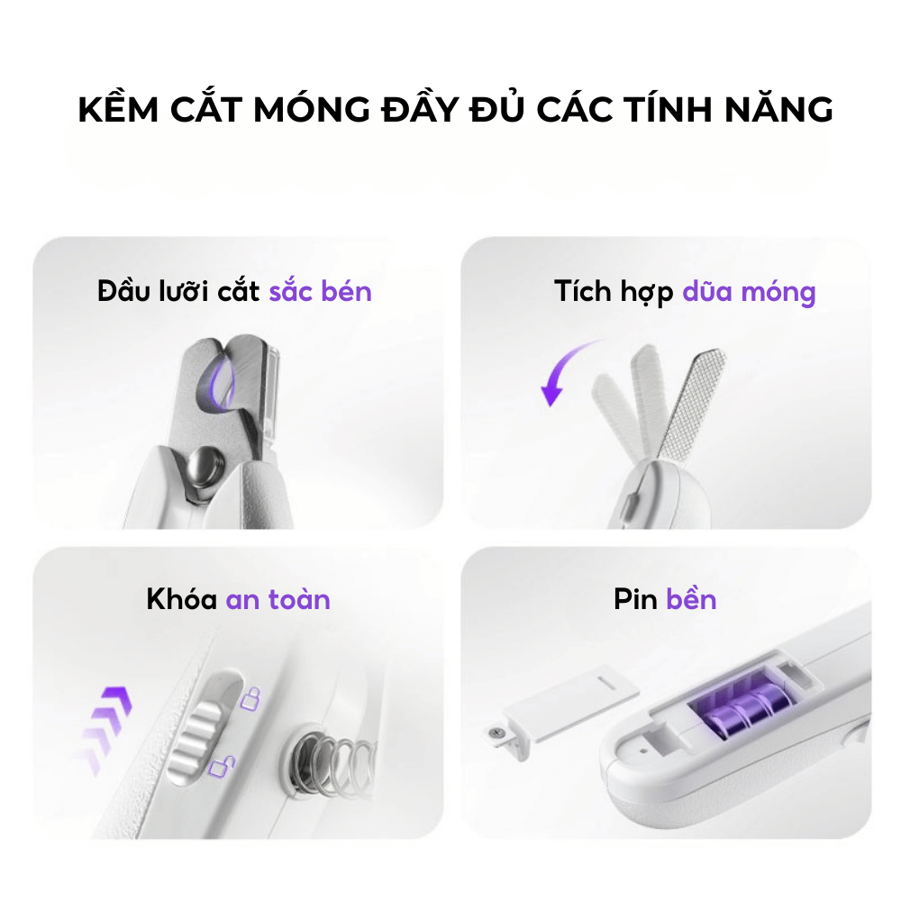 Kềm cắt móng chó mèo Petkit - Bản tiêu chuẩn