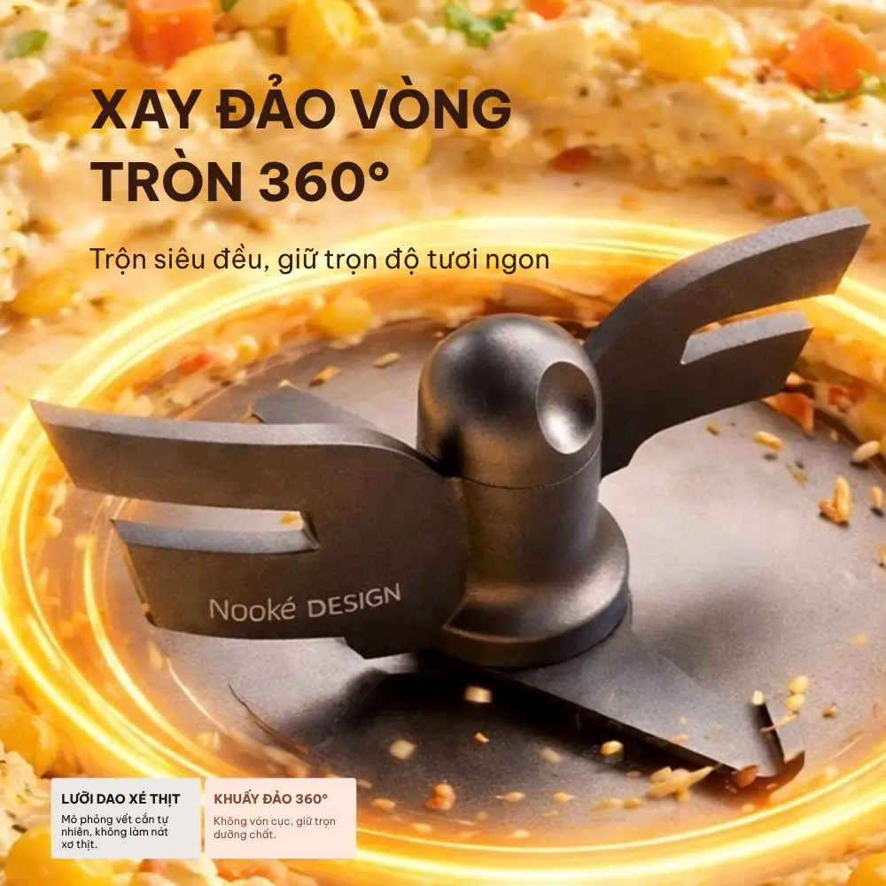 Máy chế biến thức ăn tươi cho thú cưng NOOKÉ