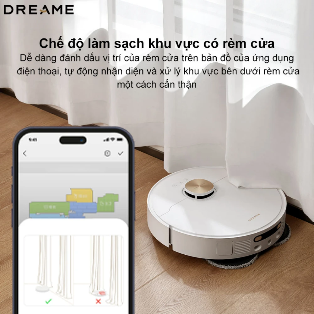 Robot hút bụi lau nhà thông minh Dreame X40 Ultra