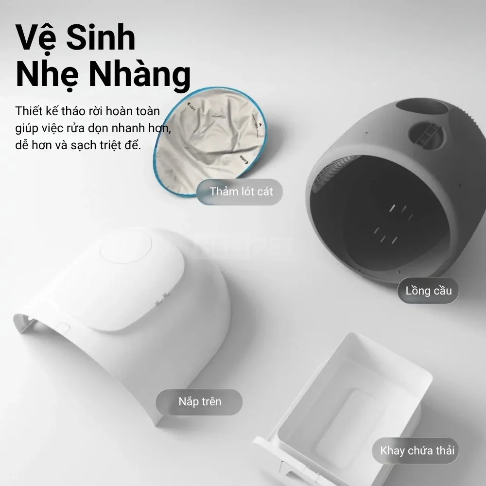 Máy vệ sinh cho mèo Catlink Scoop Robot Pro