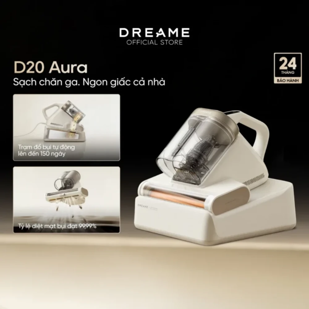 Máy hút bụi giường nệm Dreame D20 Aura