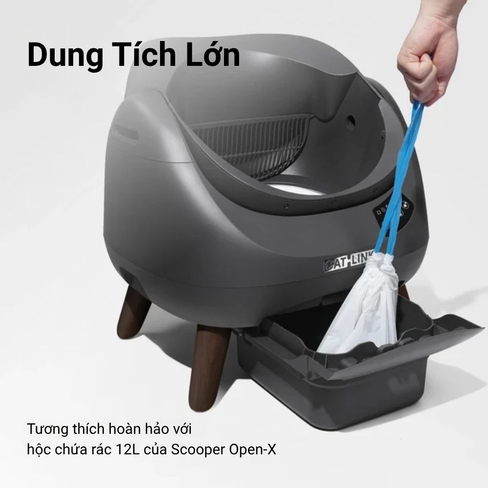 Túi rác máy vệ sinh Catlink Scooper Open X+