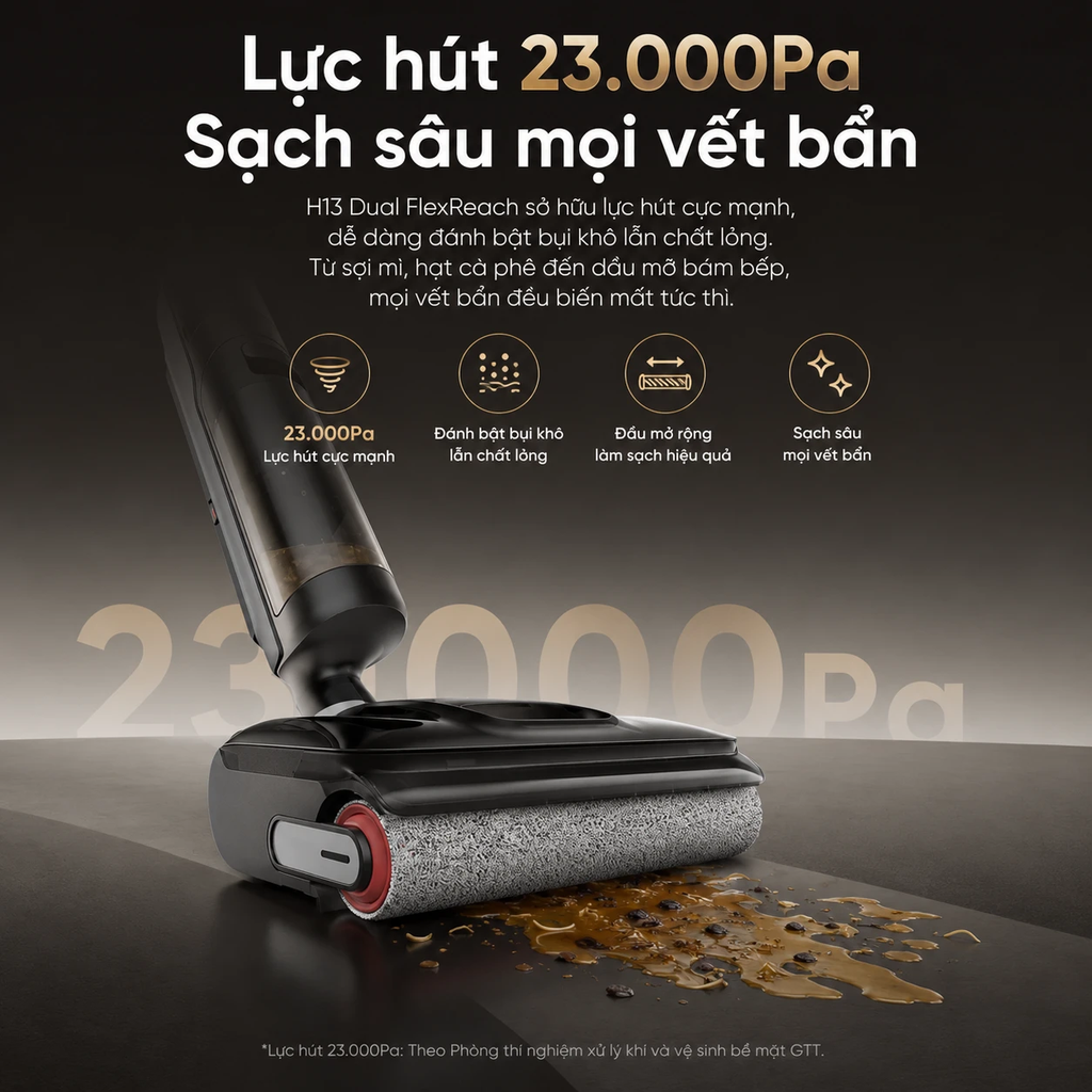 Máy hút bụi lau sàn Dreame H13 Dual Flexreach