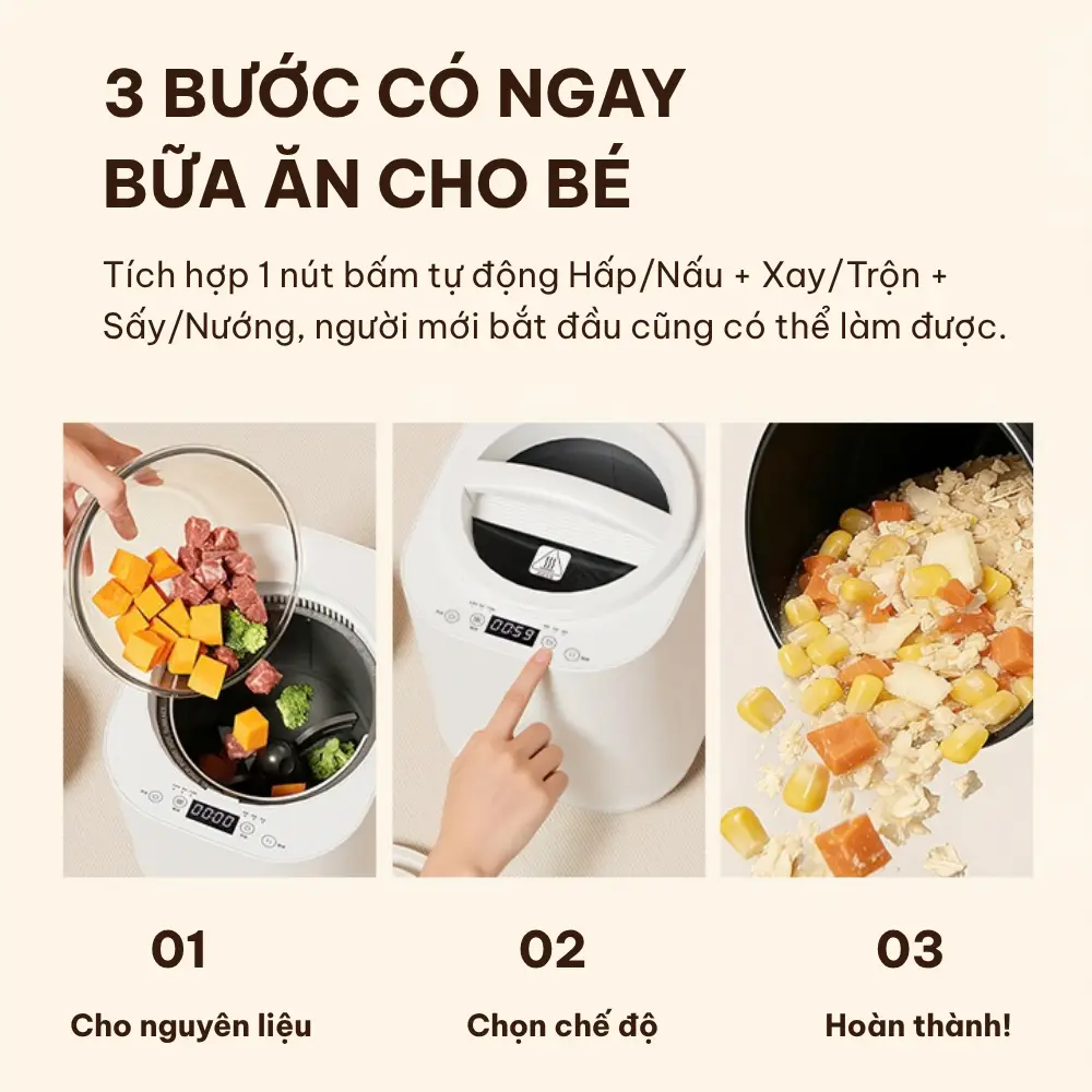 Máy chế biến thức ăn tươi cho thú cưng NOOKÉ