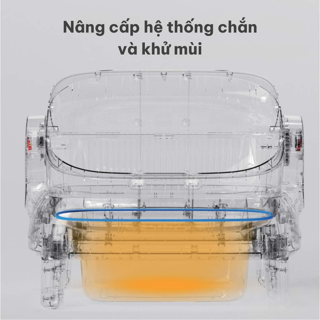 Máy dọn vệ sinh mèo HeLiPet Open Top Pro Plus