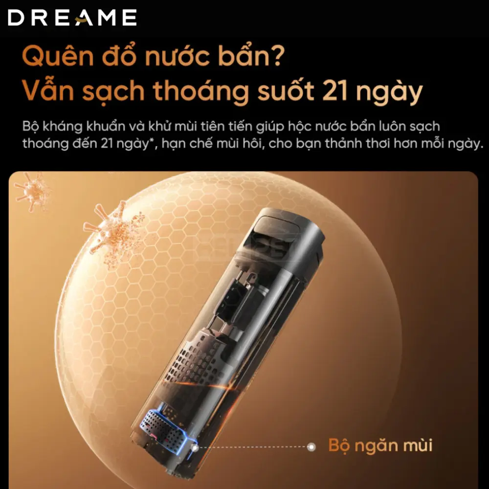Máy hút bụi lau nhà cầm tay Dreame H16 Pro TriForce