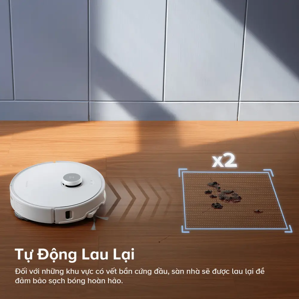 Robot hút bụi lau nhà Roborock Q Revo Curv