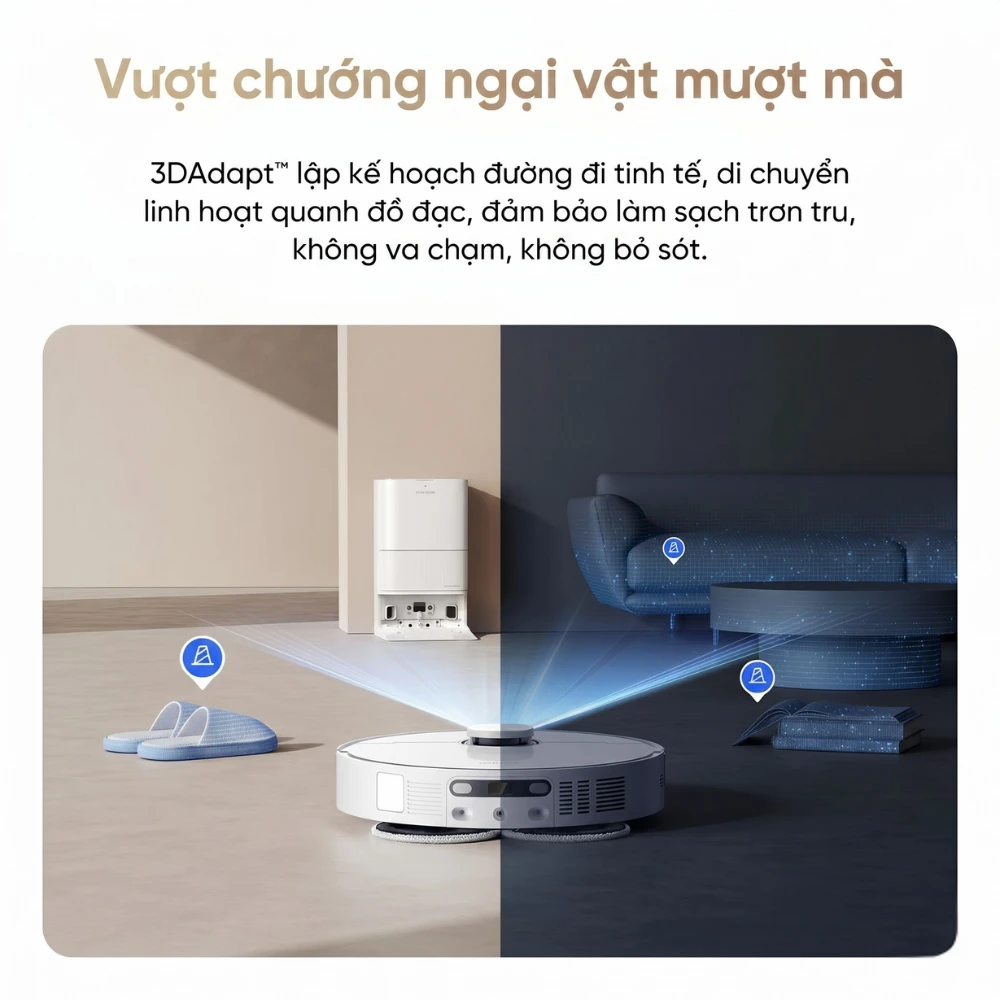 Robot hút bụi lau nhà Dreame D20 Ultra