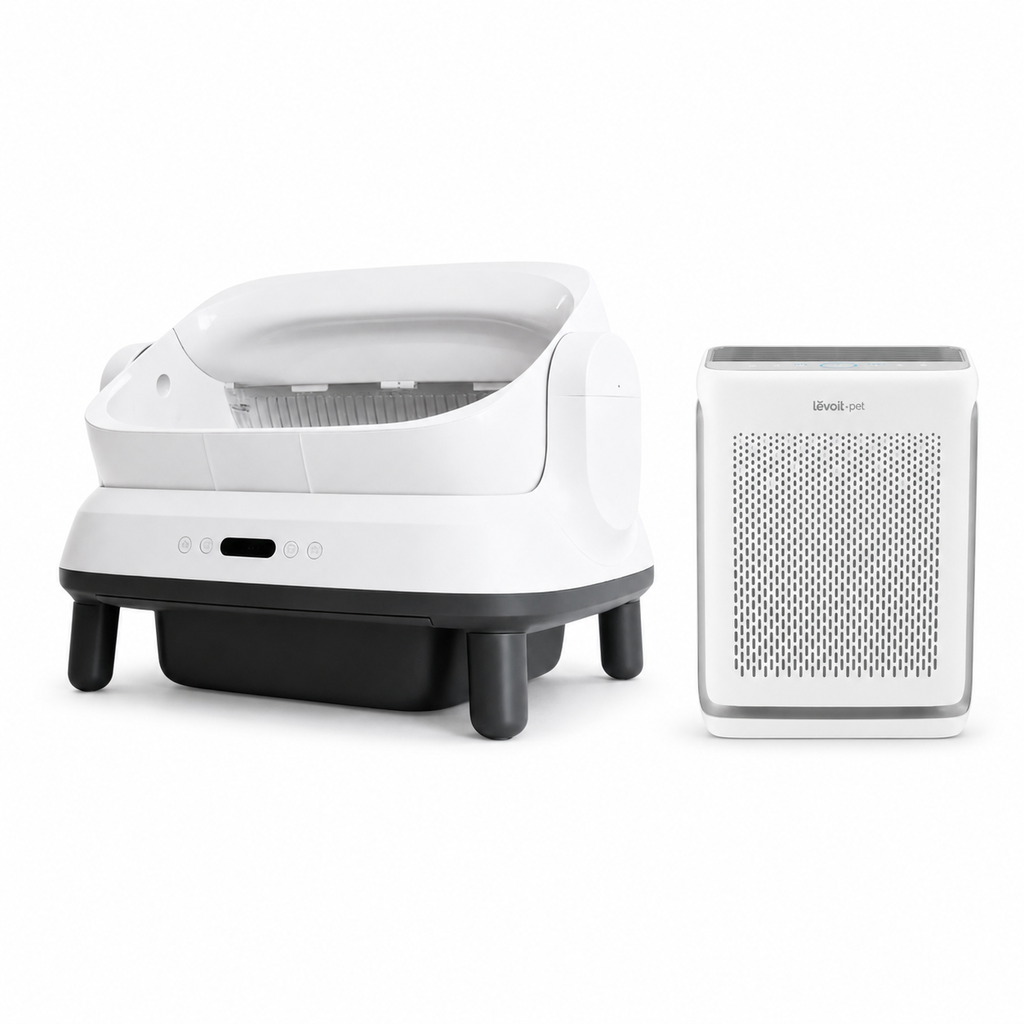 Combo Máy dọn vệ sinh HeLiPet + máy lọc không khí Levoit Vital 200S