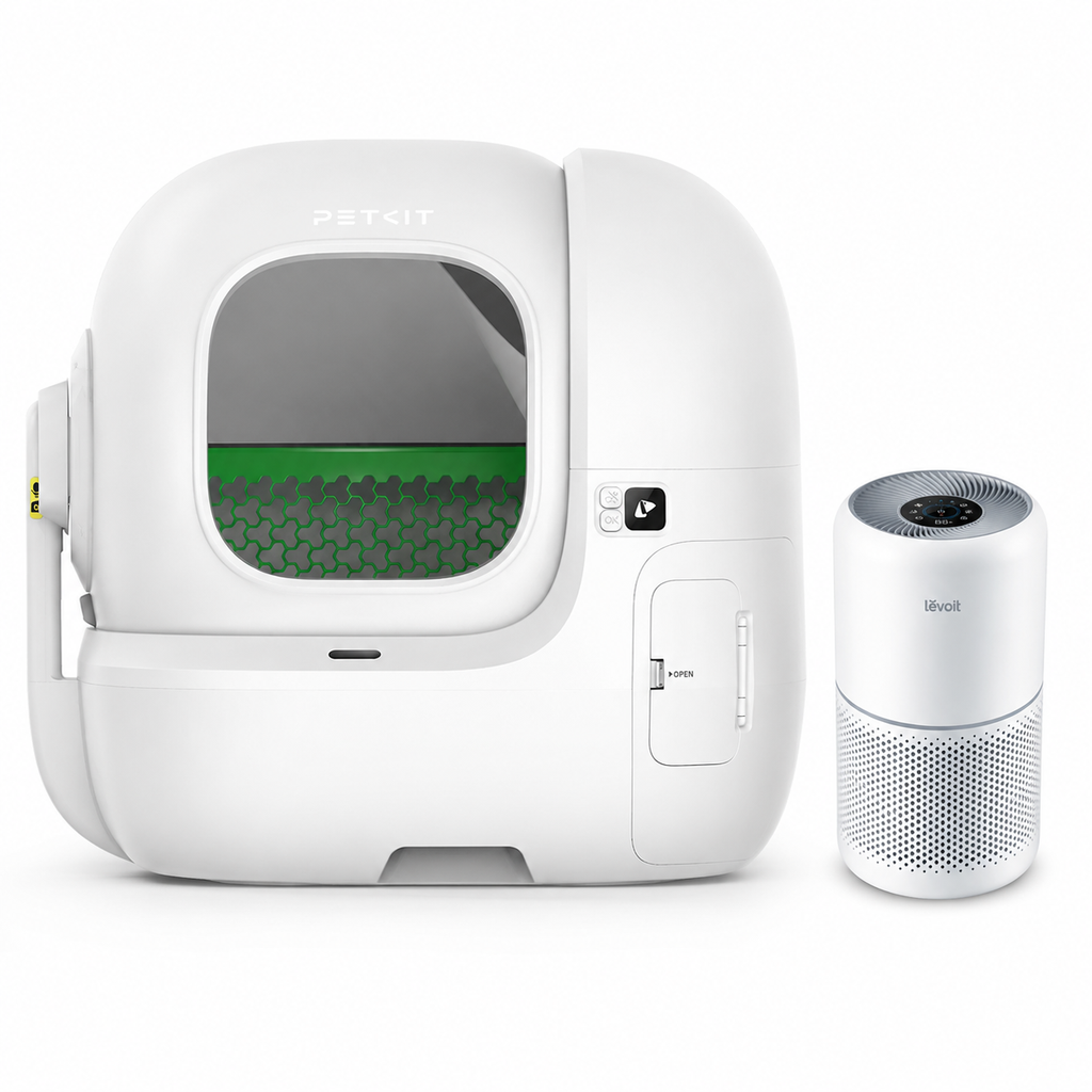 Combo máy dọn vệ sinh Petkit + Máy lọc không khí Levoit Core 300S