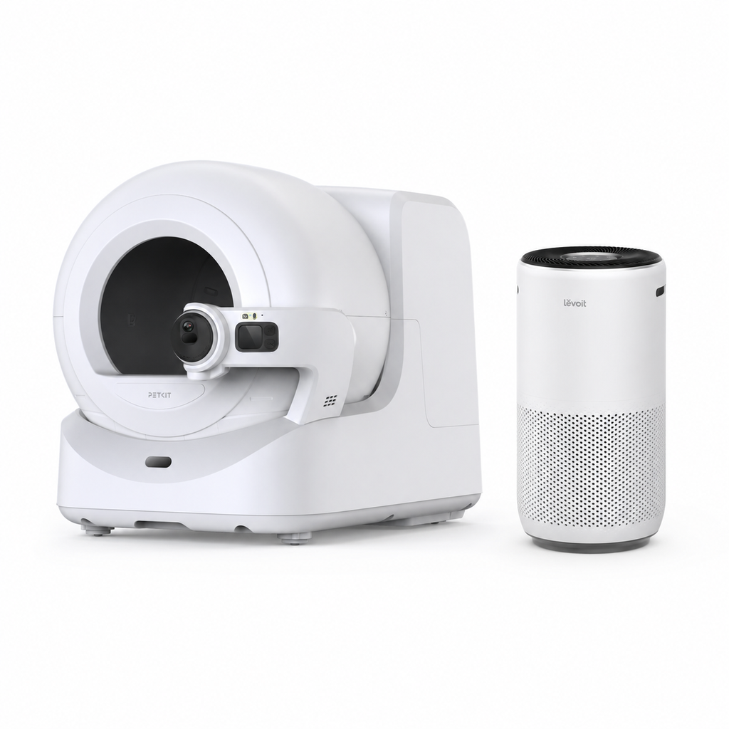 Combo máy dọn vệ sinh Petkit + Máy lọc không khí Levoit Core 400S