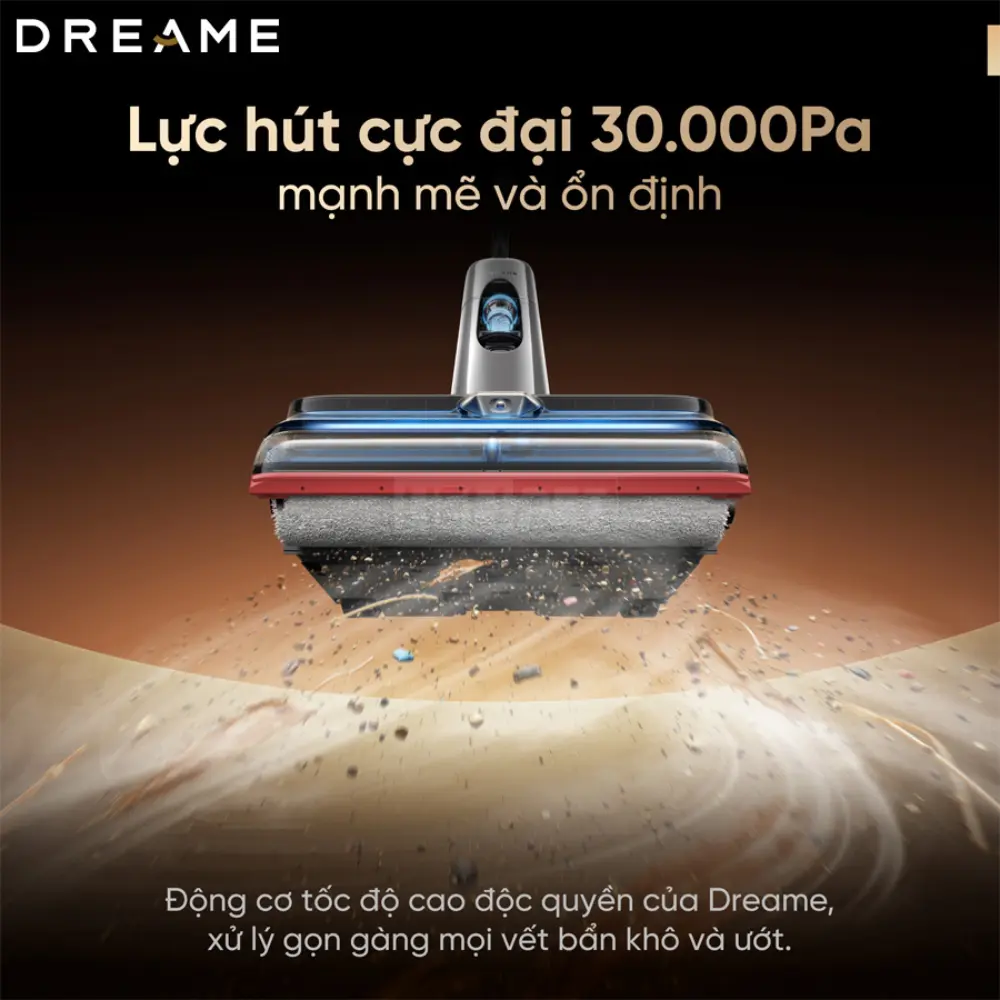 Máy hút bụi lau nhà cầm tay Dreame H16 Pro TriForce