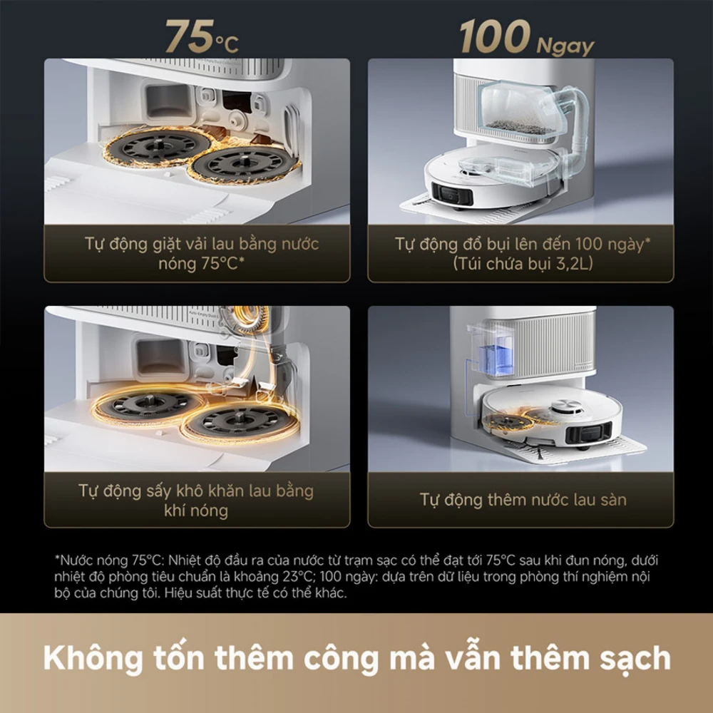 Robot hút bụi lau nhà thông minh Dreame L40s Ultra