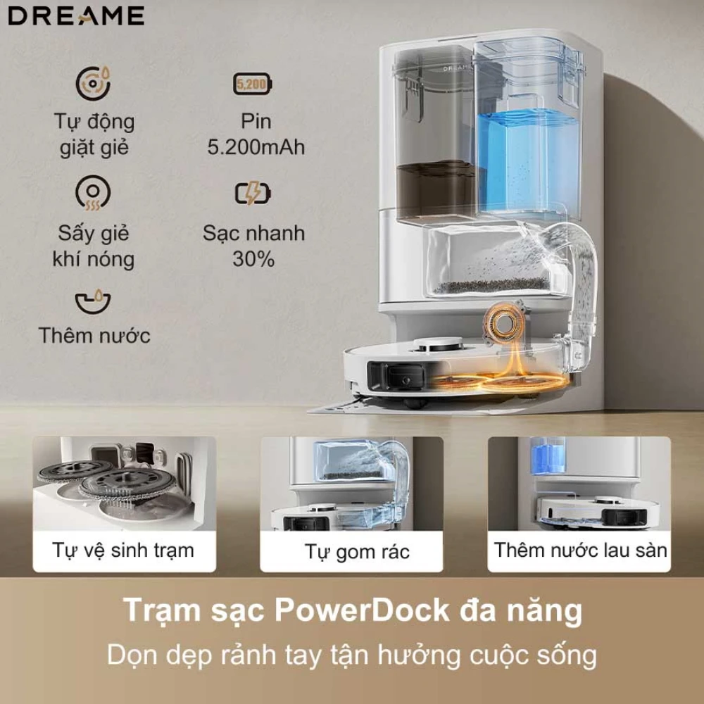 Robot hút bụi lau nhà thông minh Dreame L10s Ultra (Gen 3)