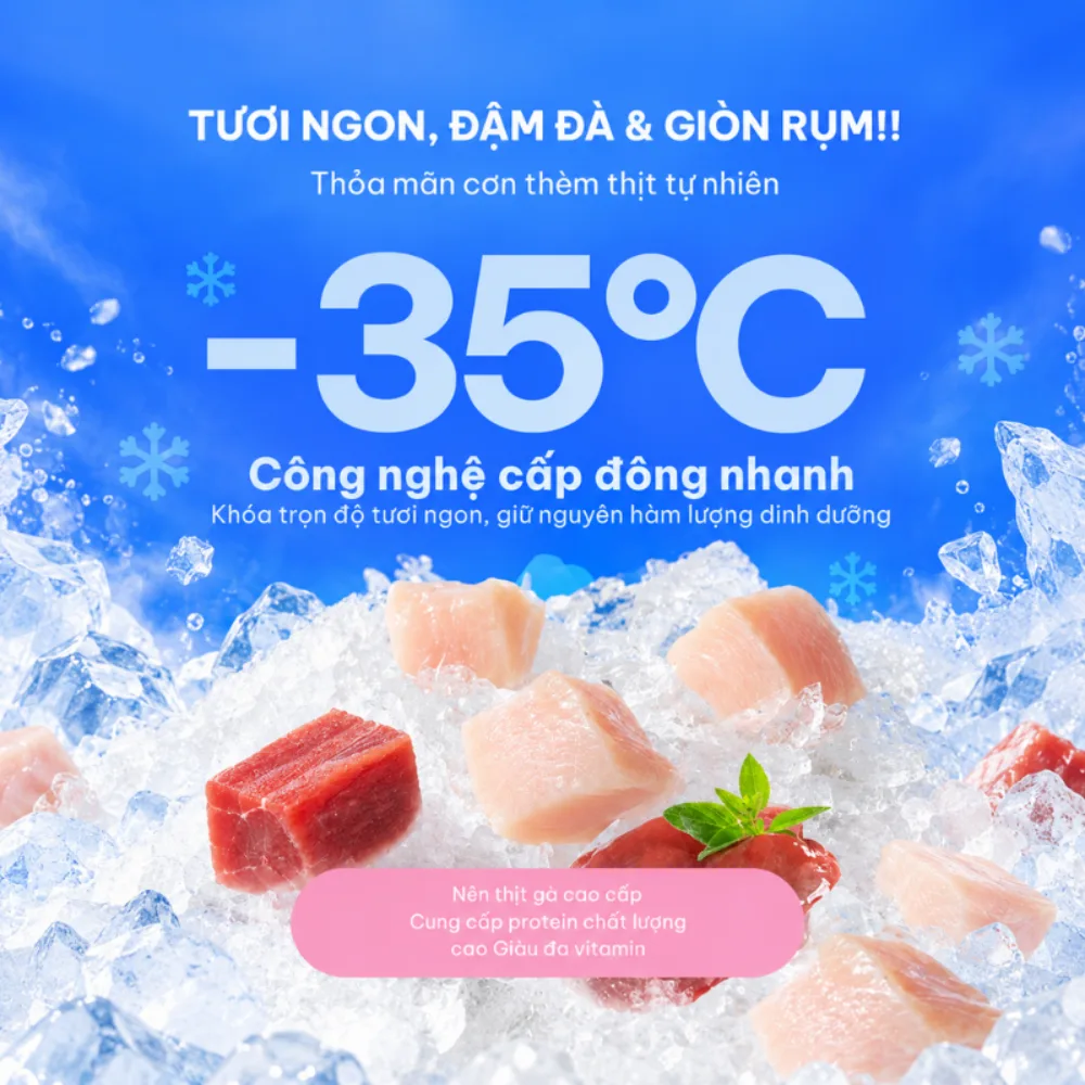 Snack chăm sóc răng miệng cho mèo Dr.Vet