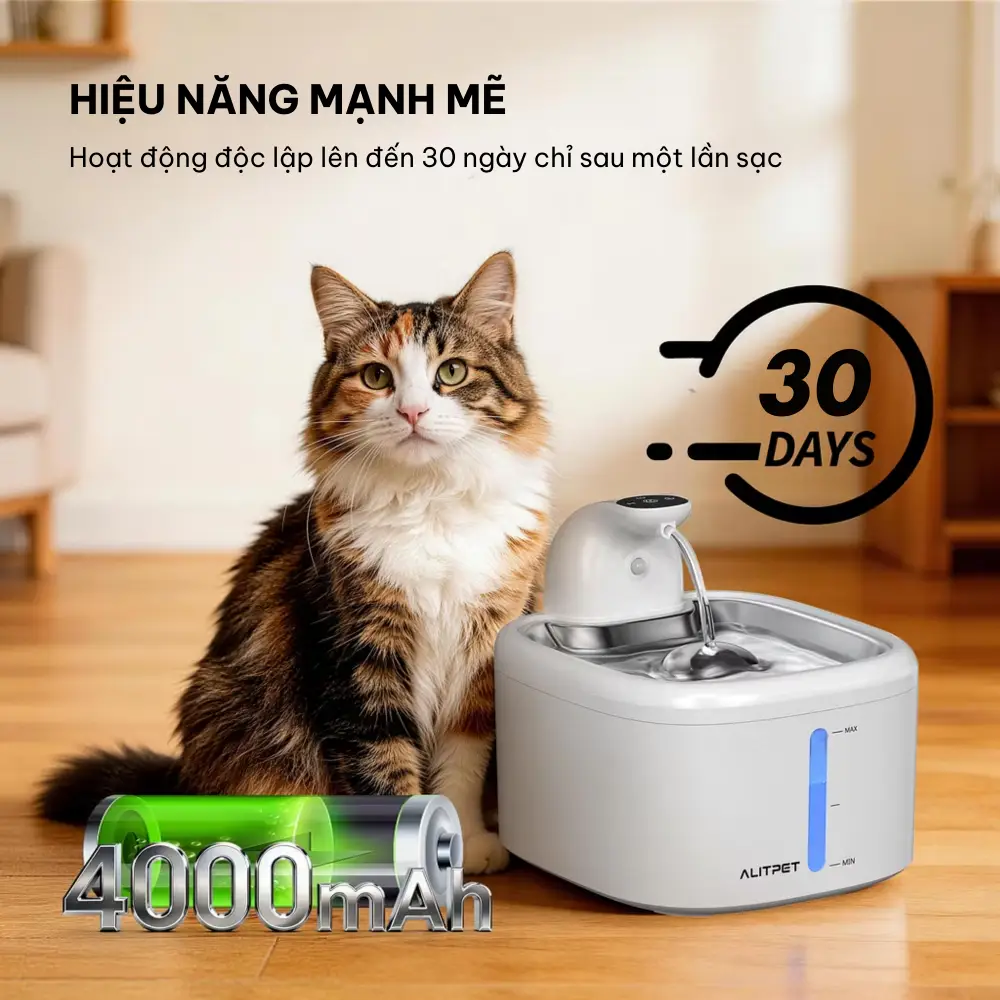 Máy lọc nước cho chó mèo HELIPET Pure 6 (P6)
