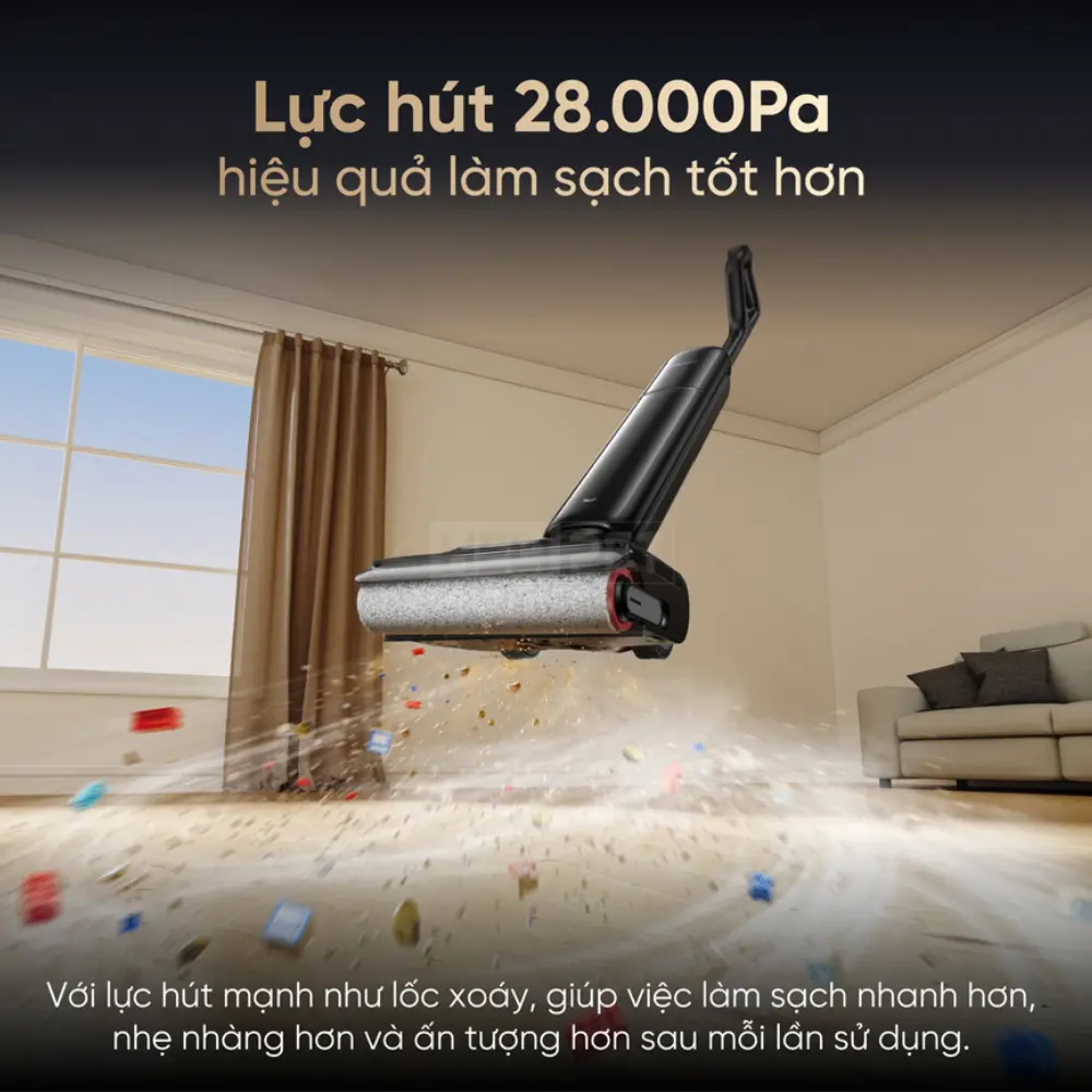 Máy hút bụi lau nhà cầm tay Dreame H16 FlexReach