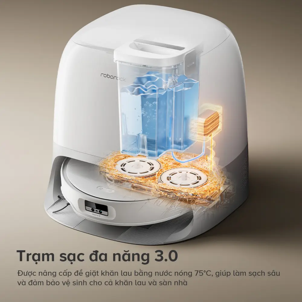Robot hút bụi lau nhà Roborock Q Revo Curv
