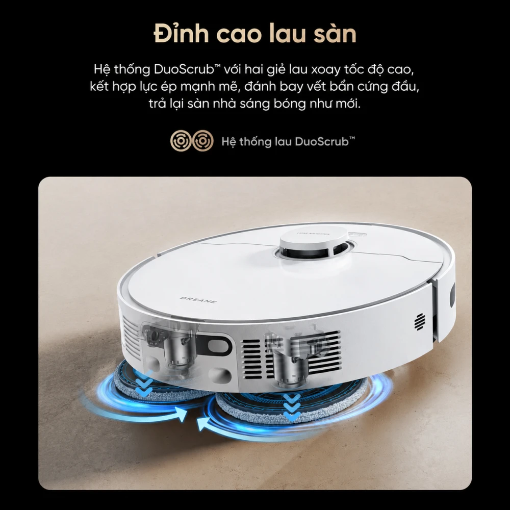 Robot hút bụi lau nhà Dreame D20 Ultra