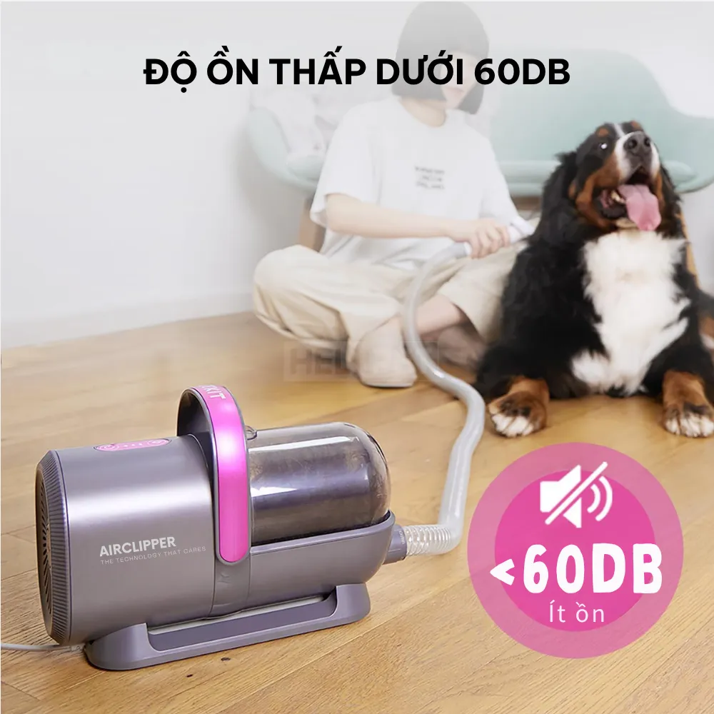 Máy chải hút lông chó mèo PETKIT AIRCLIPPER 5-IN-1