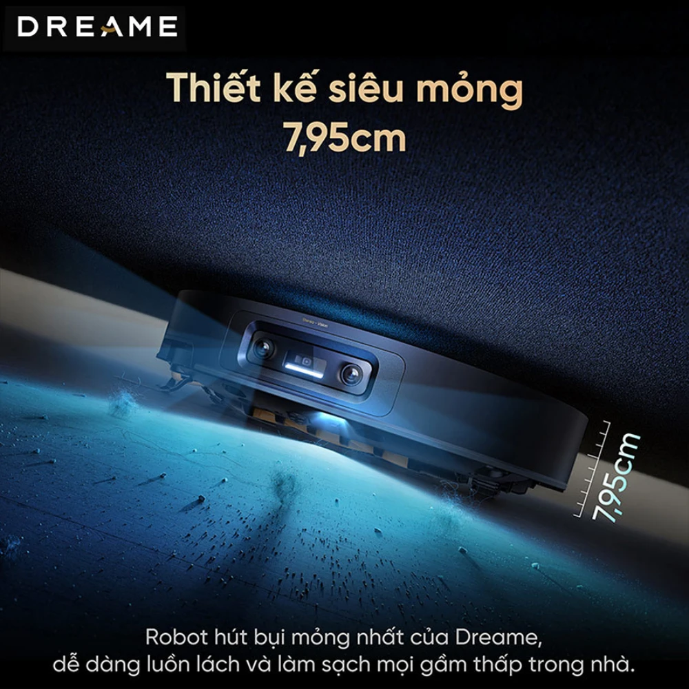 Robot hút bụi lau nhà thông minh Dreame X60 Ultra