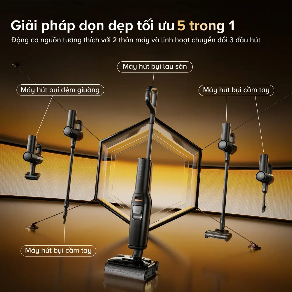 Máy hút bụi lau nhà cầm tay Roborock F25 ACE Combo