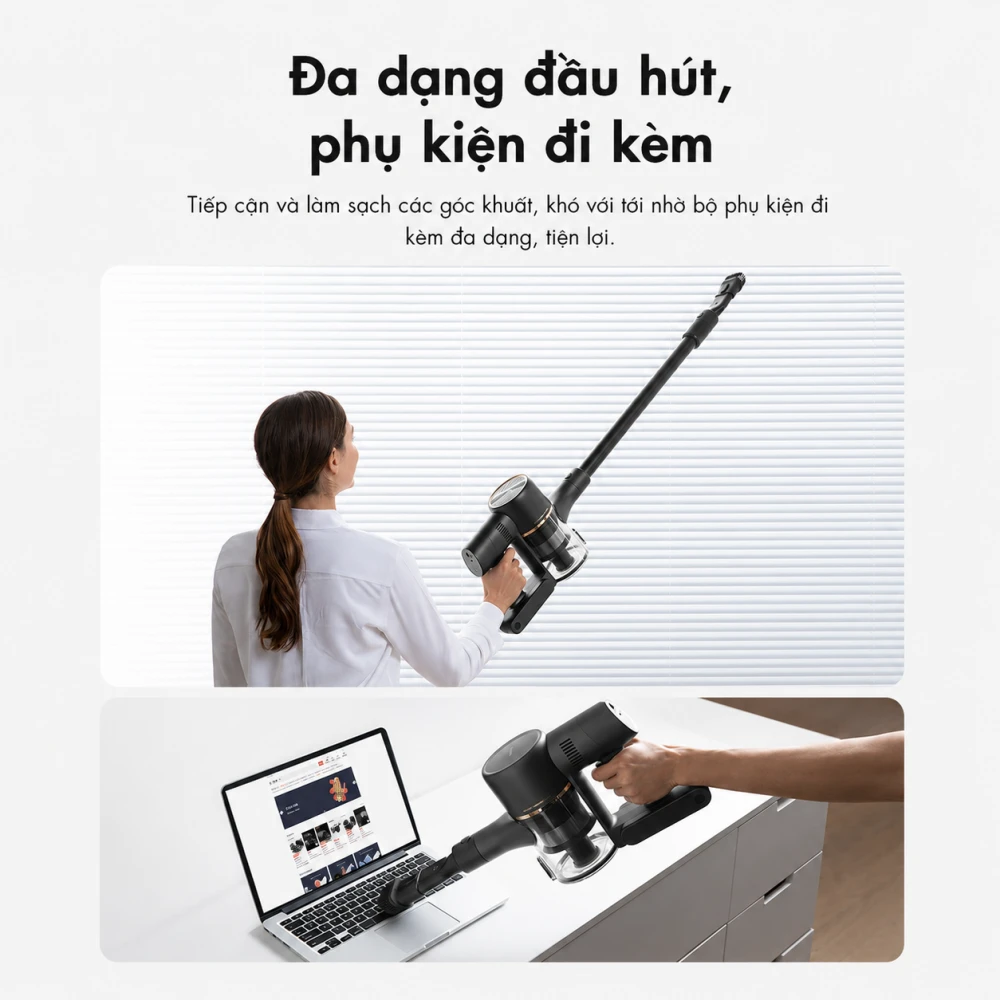 Máy hút bụi không dây thông minh Dreame R10 Pro