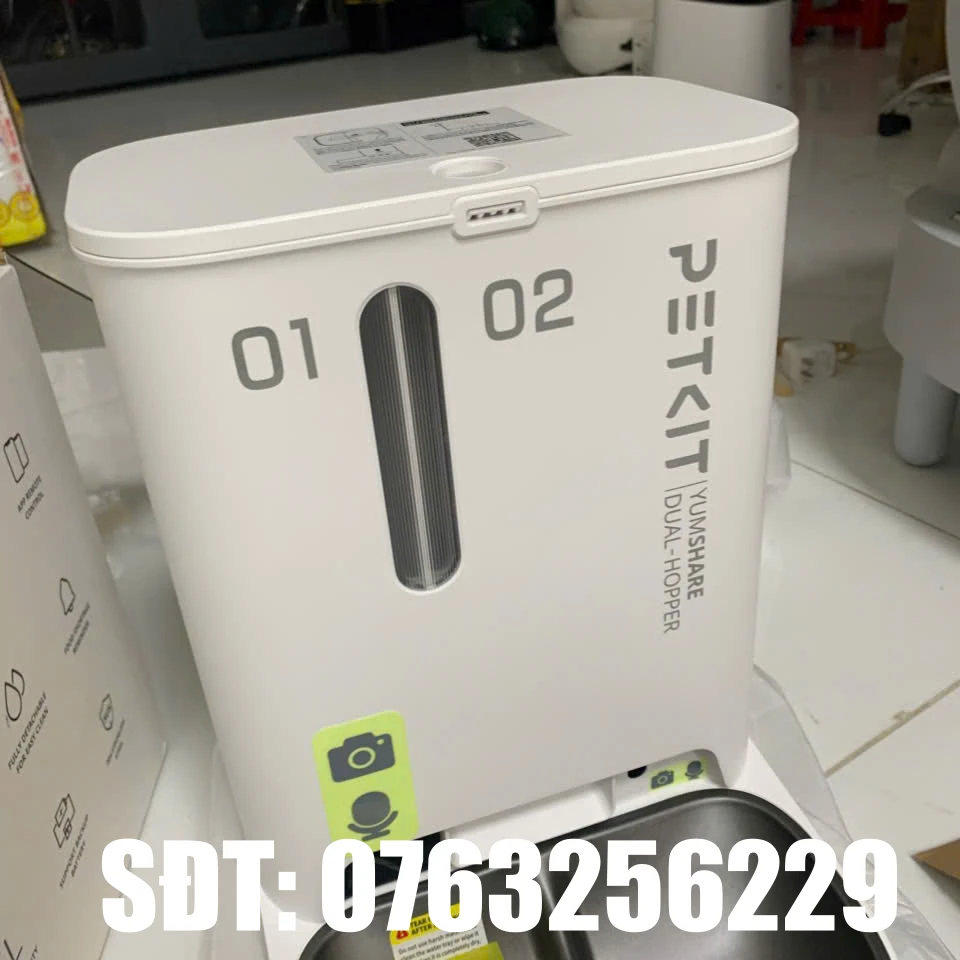 Thanh Lý Máy Ăn Có Camera PETKIT YumShare Dual-Hopper 1