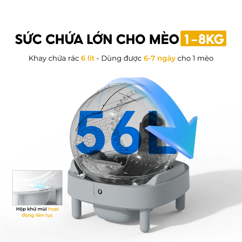 Máy dọn vệ sinh mèo HeLiPet