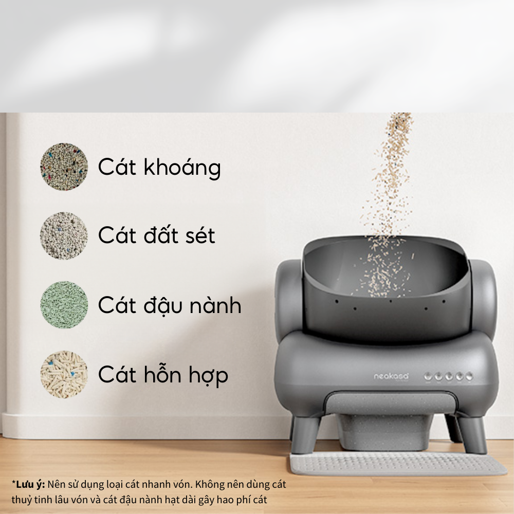 Máy dọn vệ sinh mèo Neakasa M1 Plus